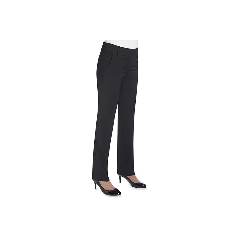 Dámské Tailored fit elegantní kalhoty Genoa Brook Taverner - Nezakončené 91 cm