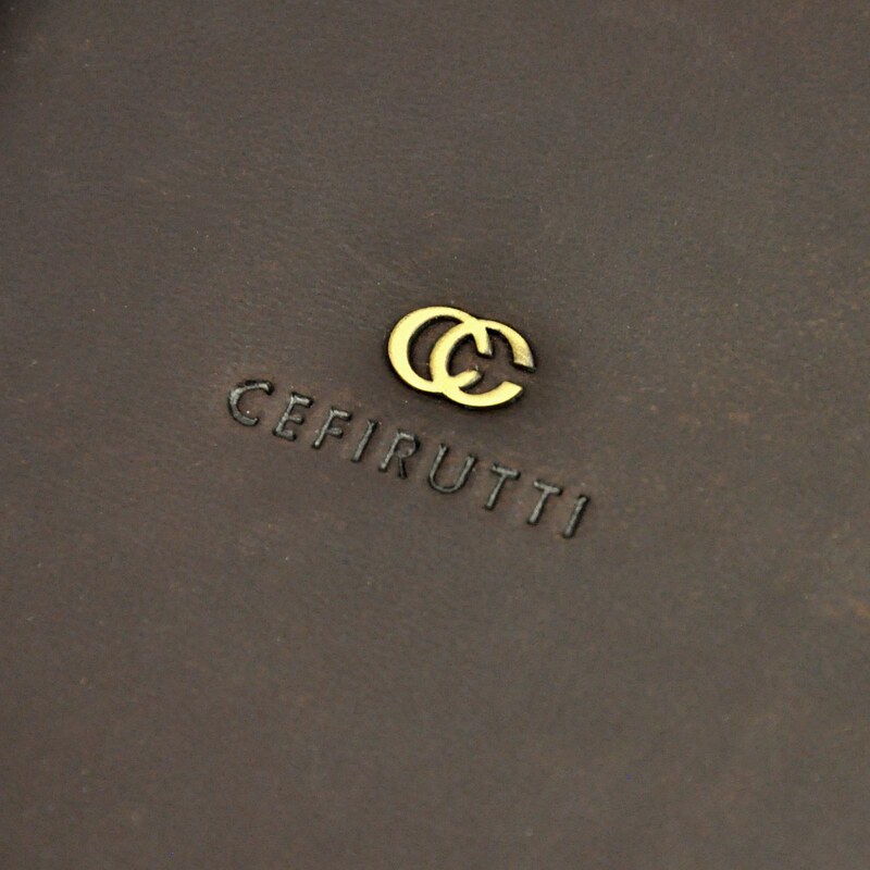 Pánská kožená peněženka Cefirutti HT 7680277 hnědá