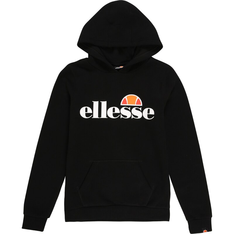 ELLESSE Mikina Jero oranžová / červená / černá / bílá