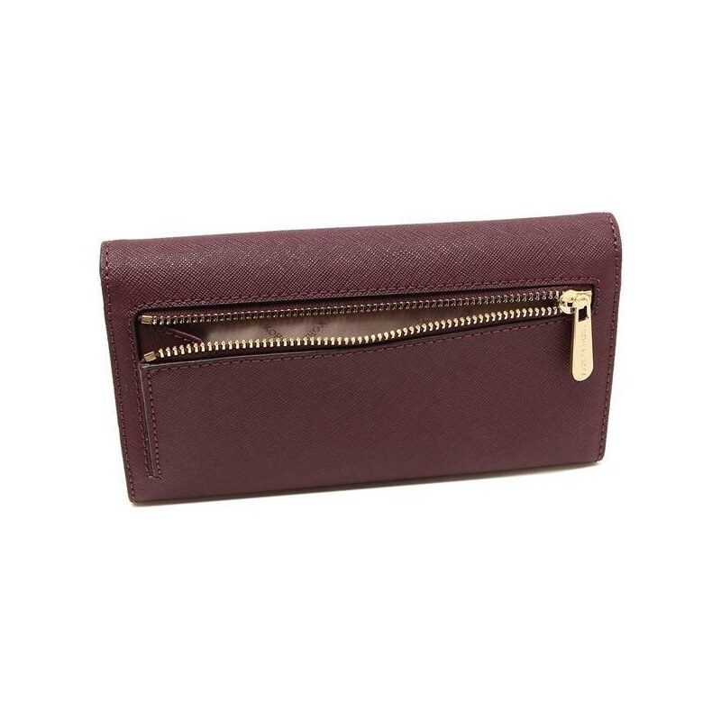 Michael Kors Trifold saffiano leather peněženka merlot