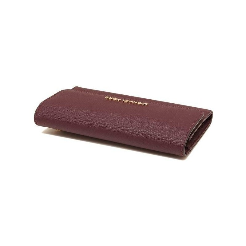 Michael Kors Trifold saffiano leather peněženka merlot