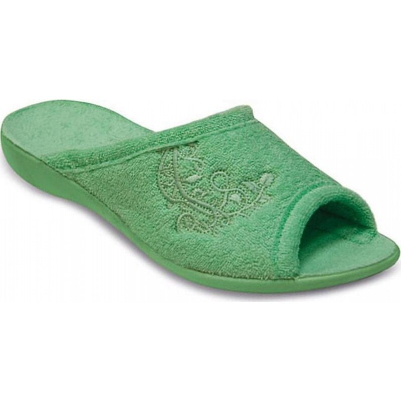 Dámské pantofle VIKI BEFADO 256D016 celofroté, zelená