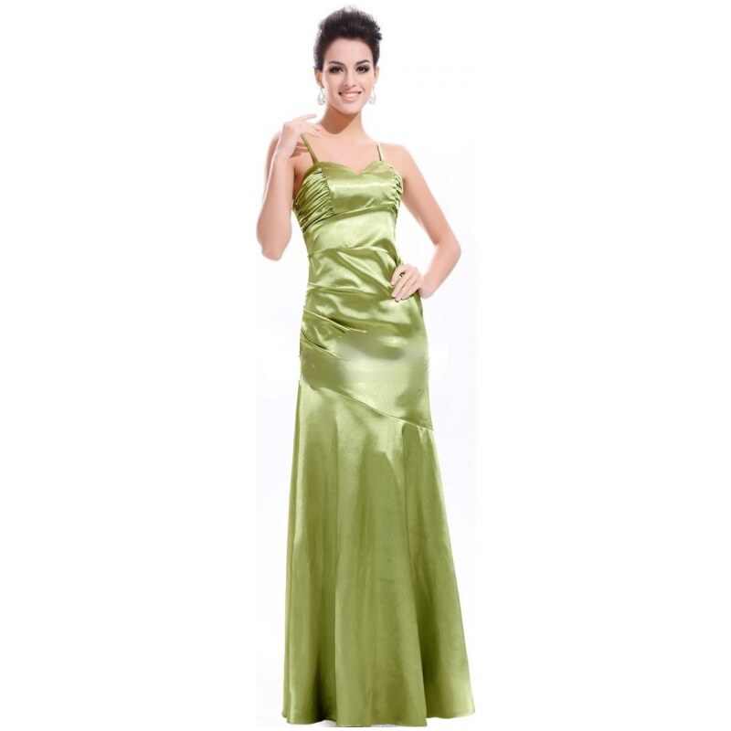 Ever Pretty dlouhé zelené společenské šaty