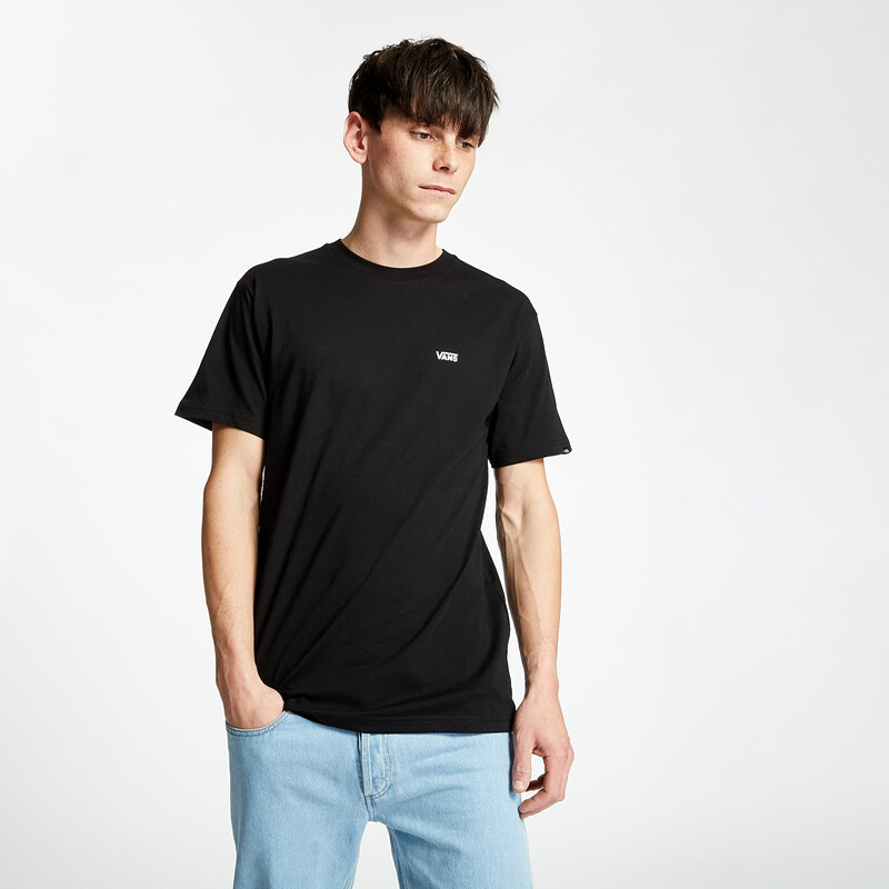 Vans Left Chest Logo Tee Black/ White