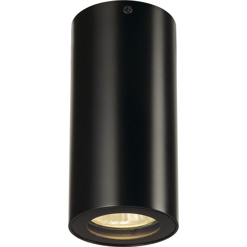 SLV 151810 Enola_B, černé stropní svítidlo, 1x50W GU10, výška 14cm