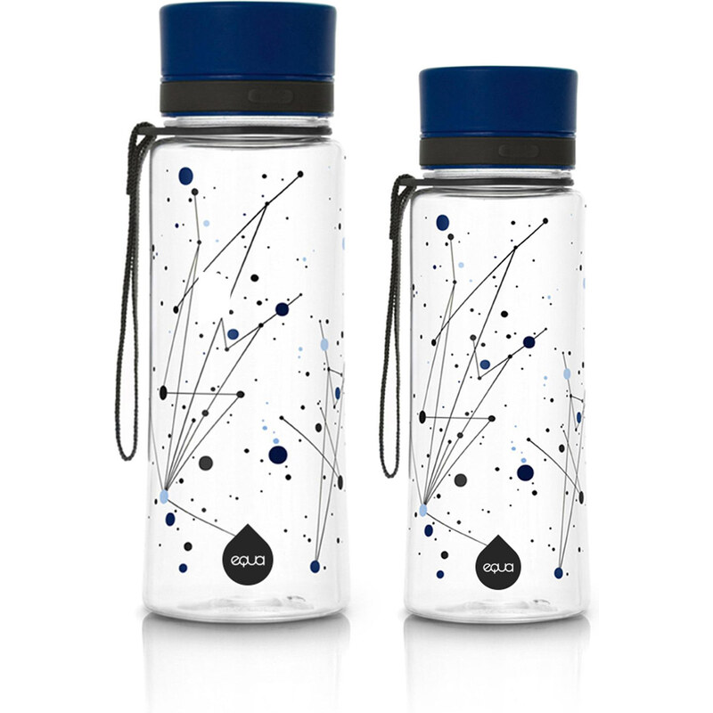 EQUA DUO Sada 2 EQUA lahví Universe 400 ml + 600 ml ekologická plastová lahev na pití bez BPA