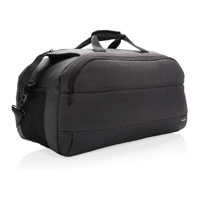 Moderní cestovní taška s USB portem, 40l, Swiss Peak, černá