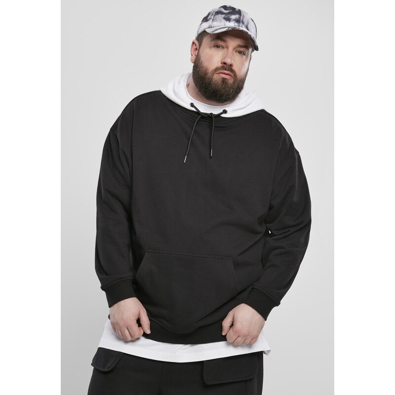 UC Men Oversized Hooded Crew černá