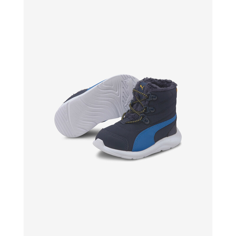 Puma Fun Racer Boot AC PS Kotn kov obuv d tsk Modr
