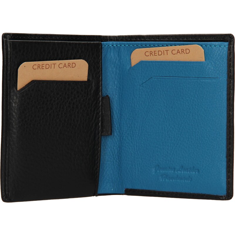 Pánská kožená slim peněženka Lagen Trevon - černá