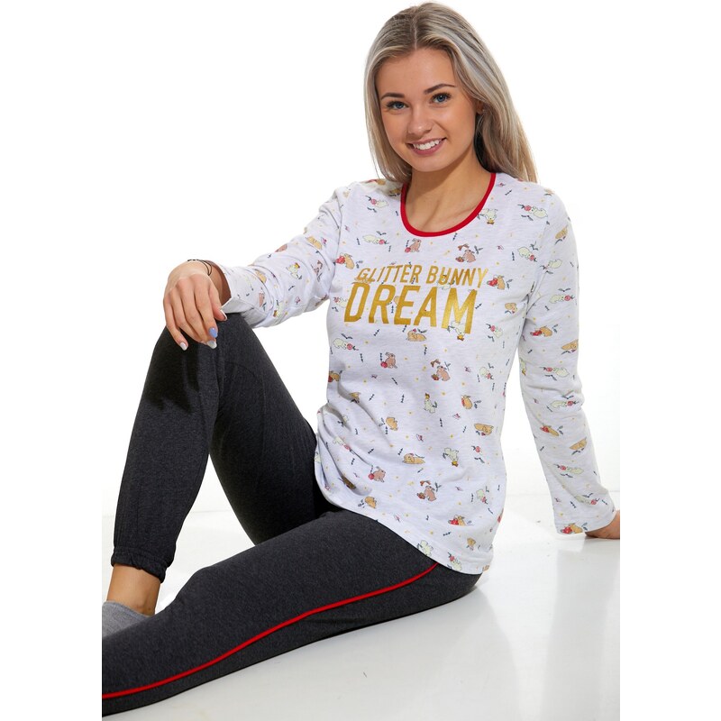 Naspani Dámské pyžamo comfort Vánoční 1B1030