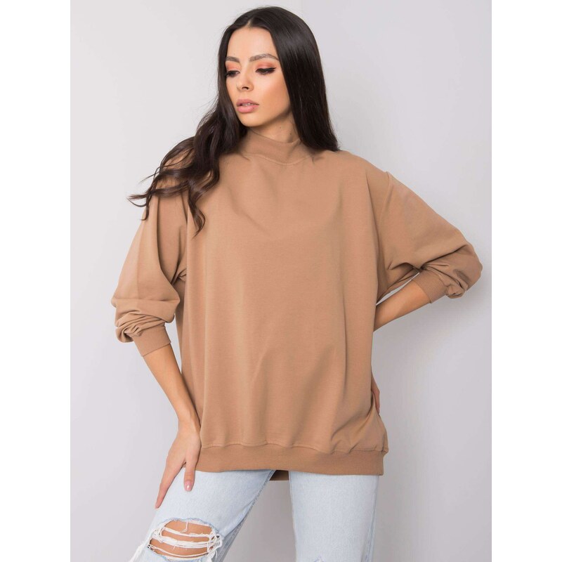 BASIC Feel Good Sweatshirt-RV-BL-5185.73P-camel