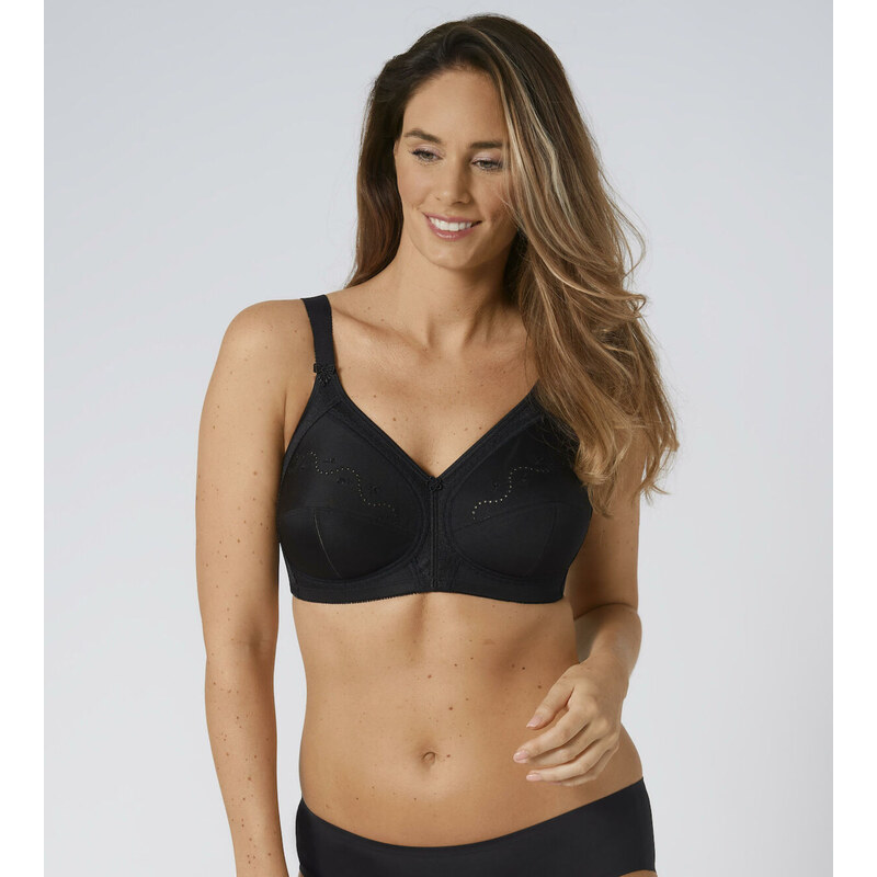 Dámská podprsenka Doreen + Cotton 01 N - BLACK černá - Triumph 114991149