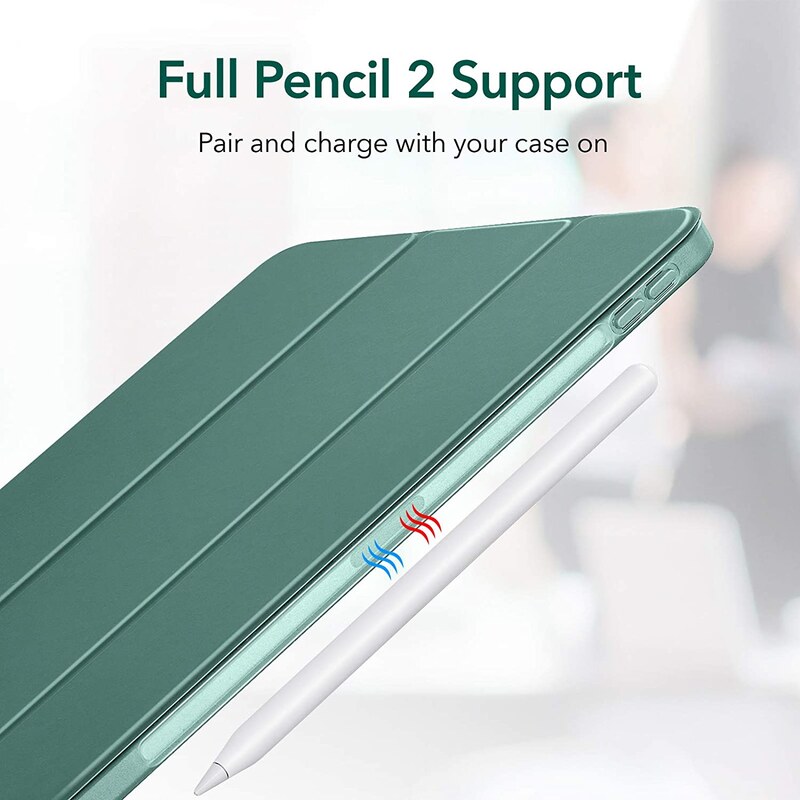 Pouzdro pro iPad Air (2022/2020) - ESR, Rebound Slim Green