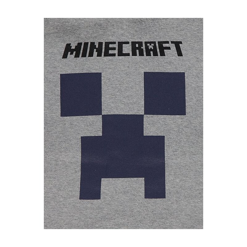 GEORGE CHLAPECKÁ MIKINA "MINECRAFT GREY"