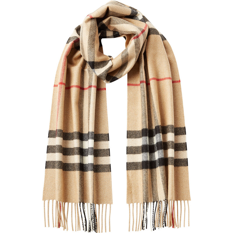 Burberry Shoes & Accessories Cashmere Giant Check Scarf
