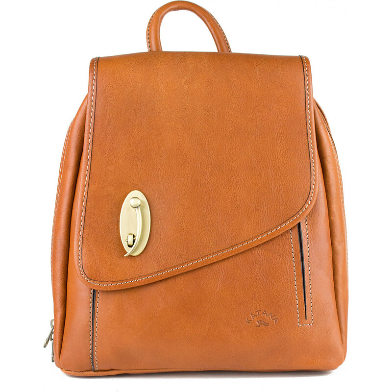 KATANA Dámský kožený batoh Abbeville Camel 55072407