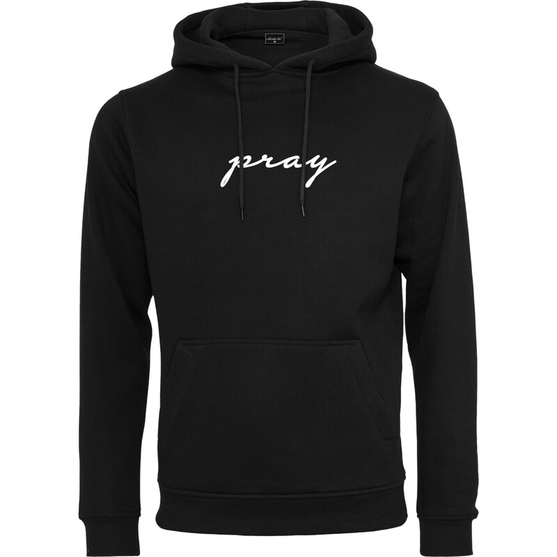 Mister Tee Mikina Pray černá / bílá