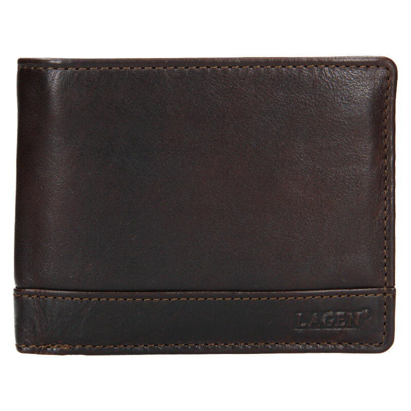 Lagen Pánská kožená peněženka 21996/T hnědá
