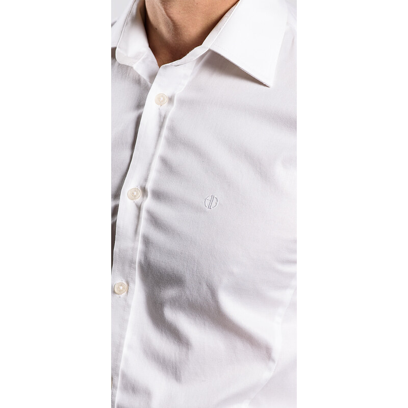 Alain Delon Bílá extra slim košile