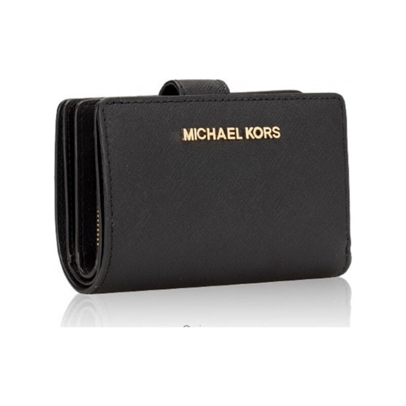 Peněženka Michael Kors Bifold medium leather black
