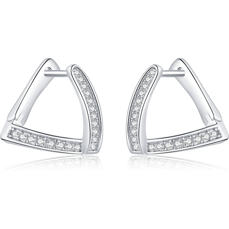 Olivie Geometrické stříbrné náušnice 4559 55149210