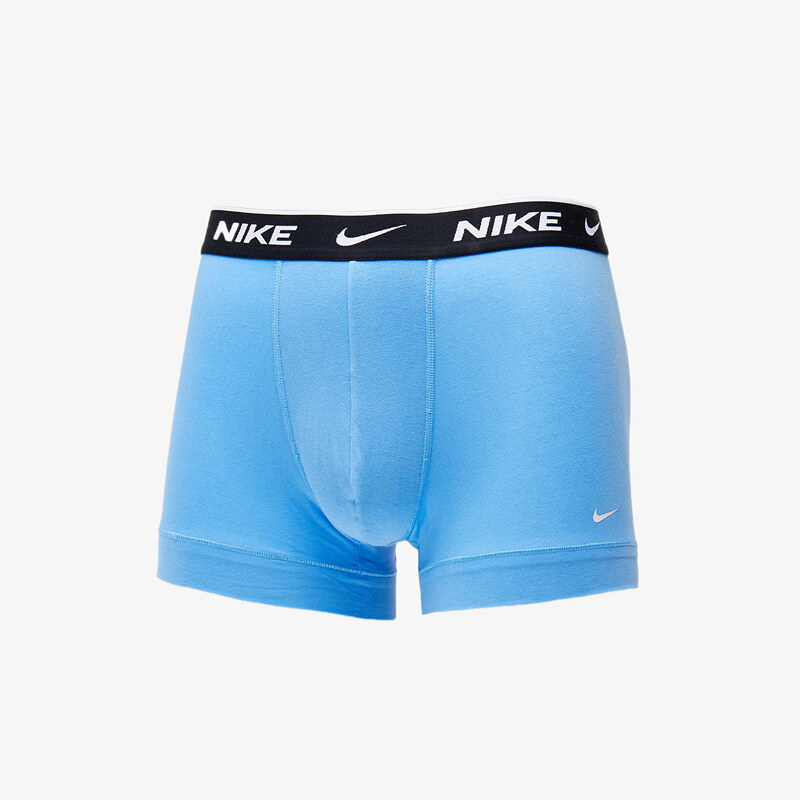 Boxerky Nike Dri-FIT Trunk 3-Pack Swoosh Print/ Grey/ University Blue