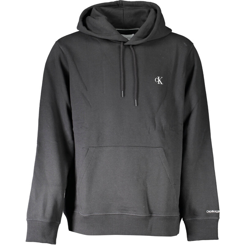 Černá mMikina Calvin Klein s kapucí
