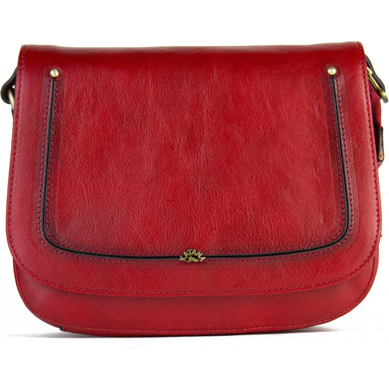 KATANA Francouzská kožená crossbody kabelka Bobigny Červená 55162680