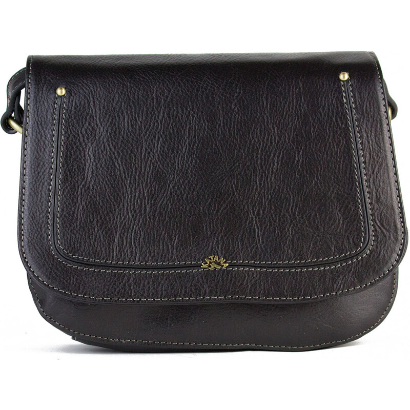 KATANA Francouzská kožená crossbody kabelka Bobigny Černá 55162681