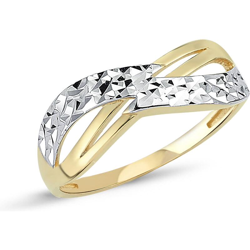 Lillian Vassago Zlatý prsten s gravírem LLV46-GR011