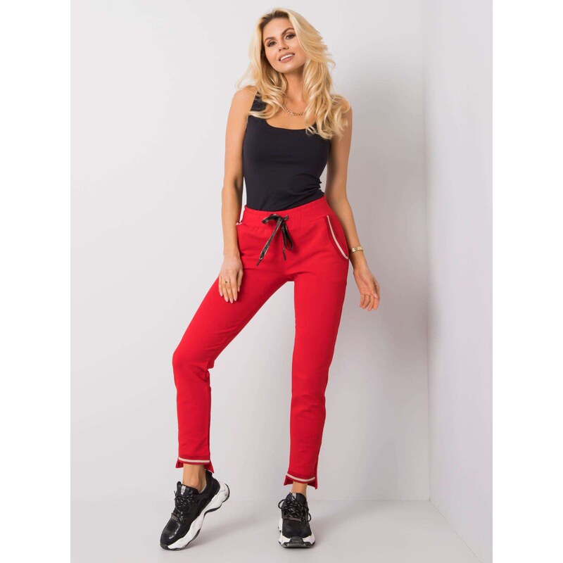 RELEVANCE Sweatpants-RV-DR-5663.47P-red