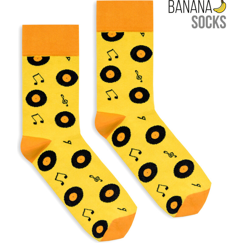 Banana Socks Unisex's Socks Classic Vinyl