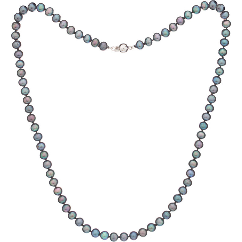 Buka Jewelry Perlový náhrdelník Mutiara 5,5 AA černý
