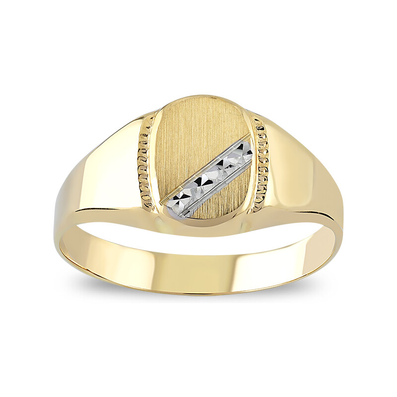 Lillian Vassago Jemný prsten z kombinovaného zlata LLV06-GR050