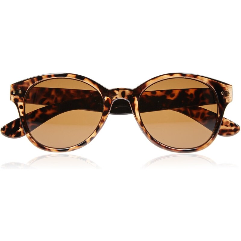 Marks and Spencer M&S Collection Animal Print Round Frame Sunglasses