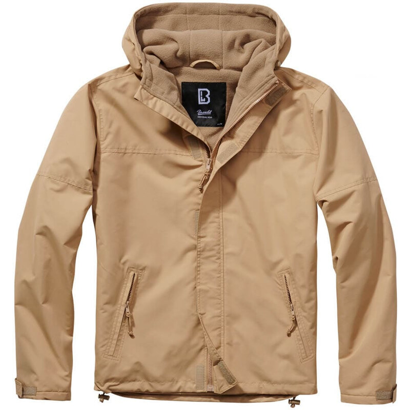 Brandit Windbreaker Frontzip bunda Camel