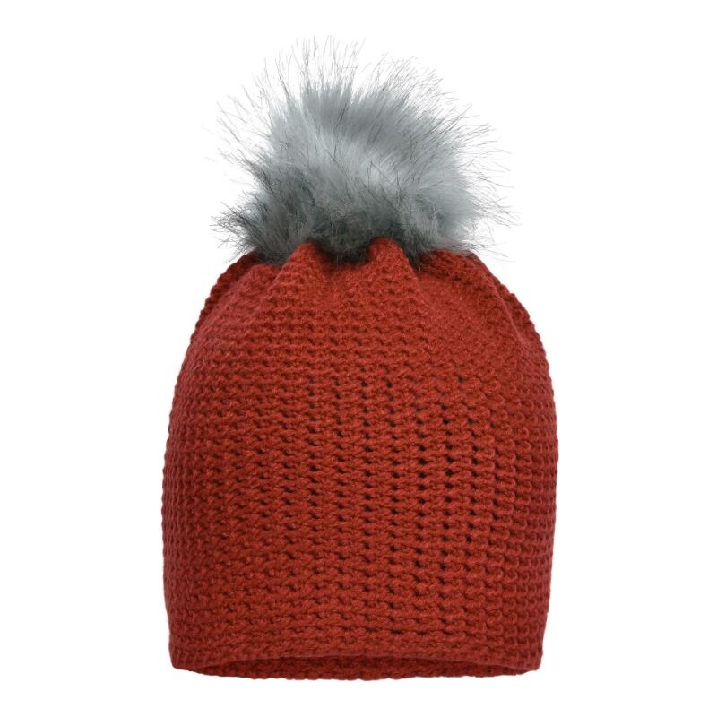 James & Nicholson Zimní čepice JN Fine Crocheted Beanie oranžová 109623330