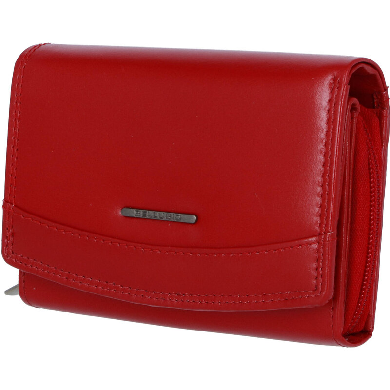 Dámská kožená peněženka červená - Bellugio Renintha červená