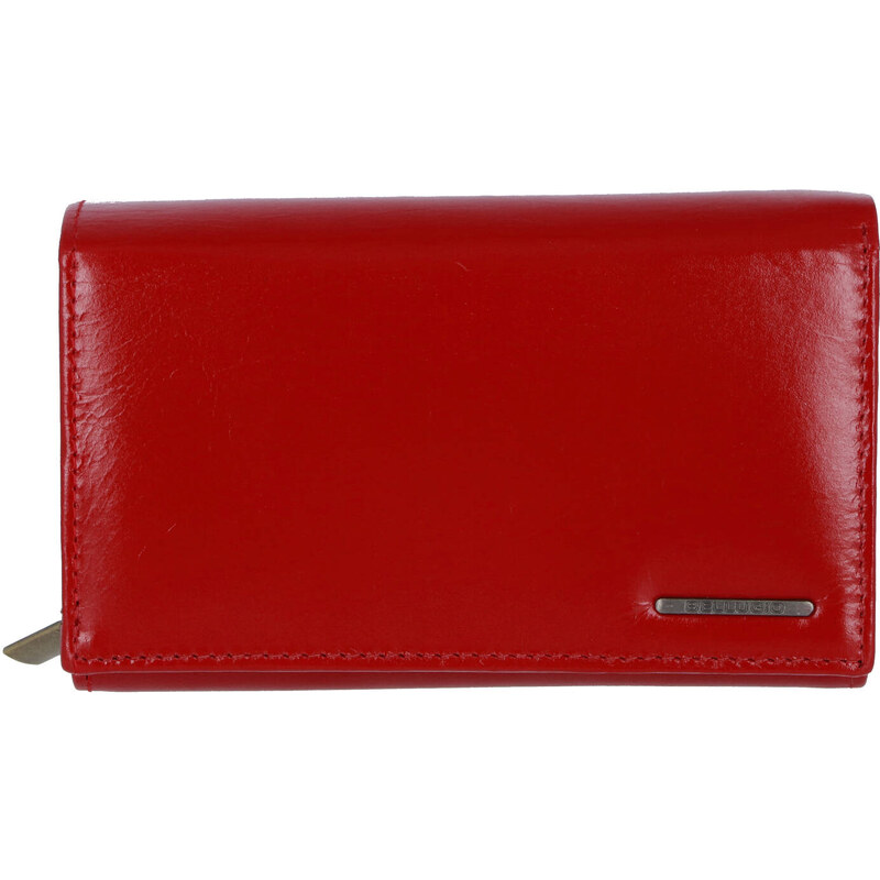 Dámská kožená peněženka Bellugio Jasmina, červená