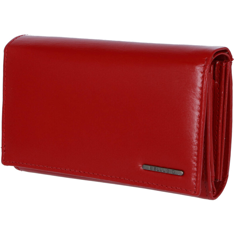 Dámská kožená peněženka Bellugio Jasmina, červená