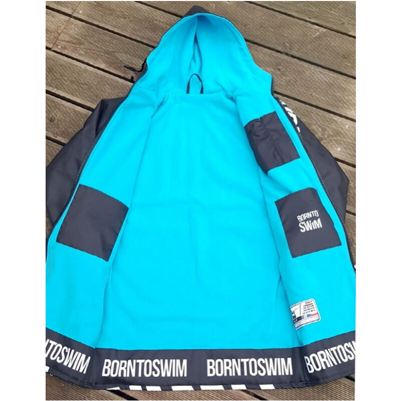 BornToSwim Parka BornTowim Gen-X Parka Black/Blue