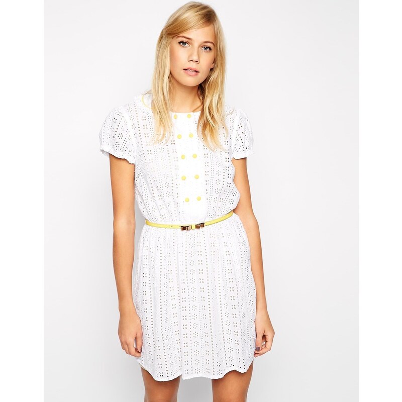 Traffic People Forget Me Not Dress - White