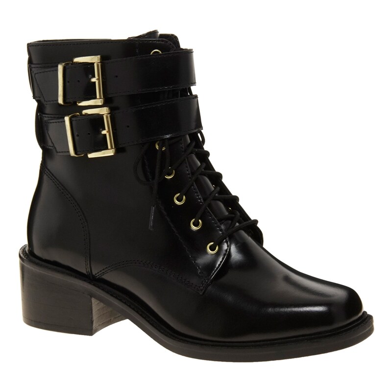 ASOS AHEAD OF TIME Leather Ankle Boots