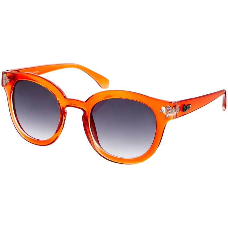 Quay Orange Oversized Sunglasses