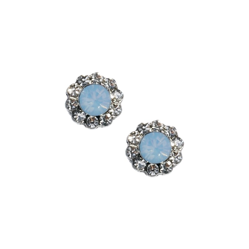 Orelia Stone Flower Stud Earring