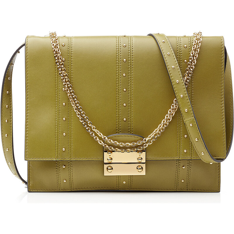 Valentino Close Up Leather Shoulder Bag with Studs