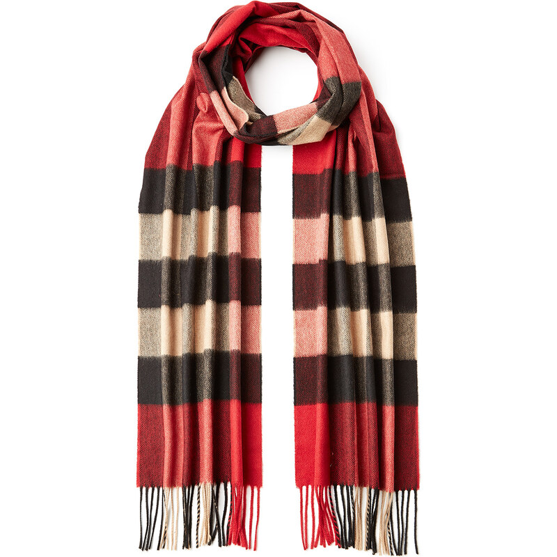 Burberry Shoes & Accessories Fringed Cashmere Scarf