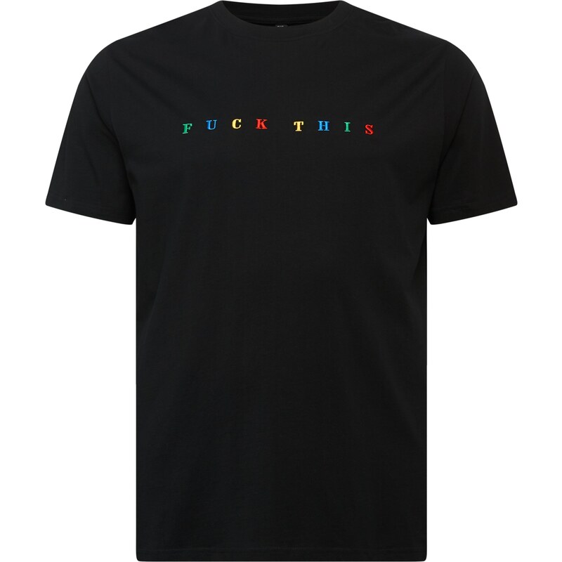 Mister Tee Tričko Fuck This modrá / žlutá / zelená / červená /