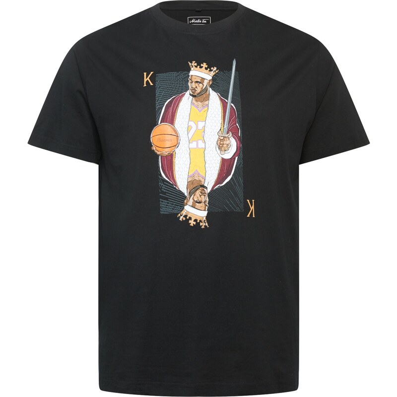 Mister Tee Tričko King James mix barev / černá